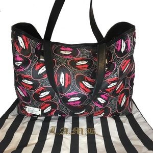 L.A.M.B “Kiss Me” Lips Williamsfield Tote SOLD